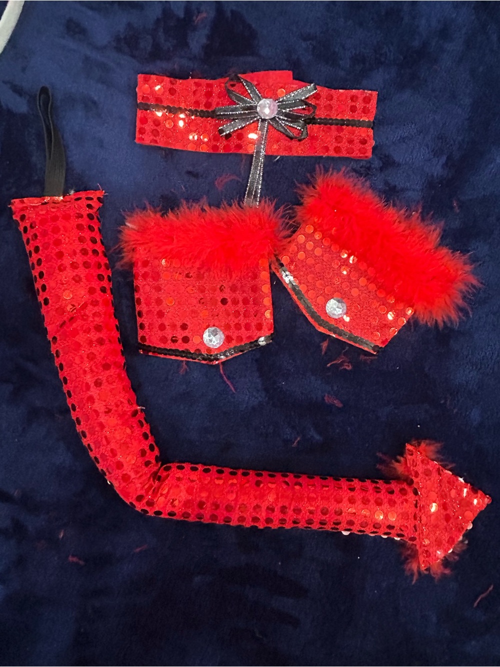 Devil Costume Accessories Set Girls Halloween Outfit